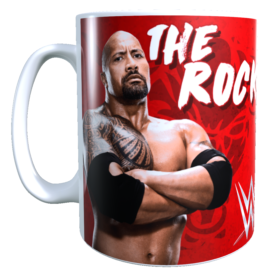 Taza - Tazón La Roca WWE, The Rock – Davapoly