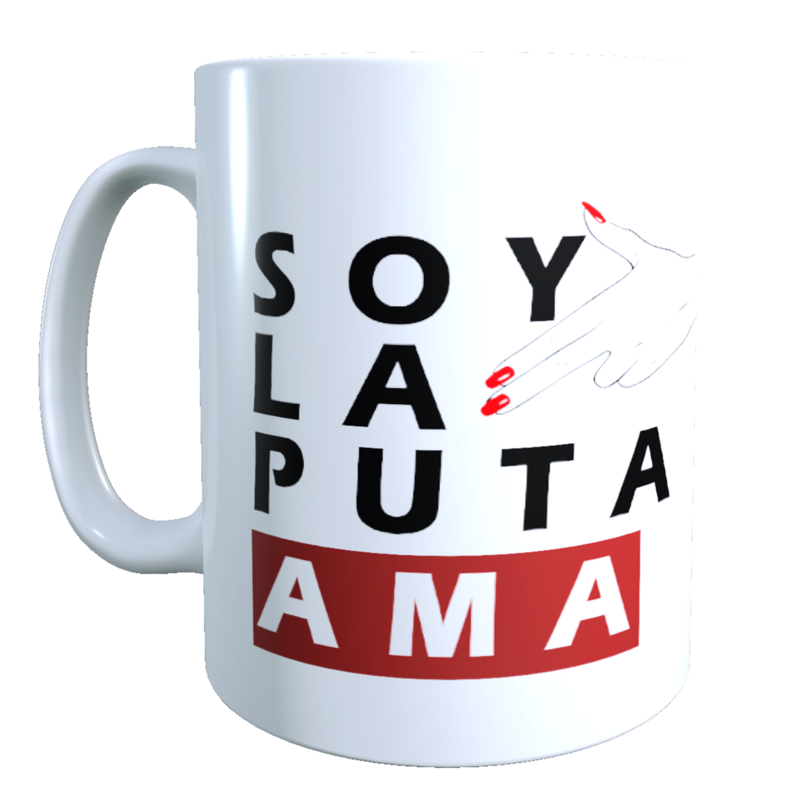 Taza - Tazón Nairobi (Casa de Papel ) Soy la Puta Ama – Davapoly