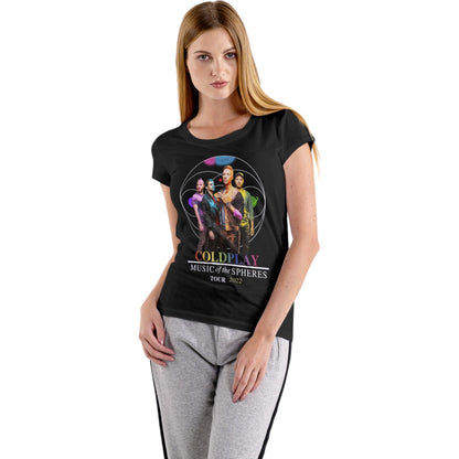 Polera Mujer Coldplay- Music of the Spheres (100% Algodón)