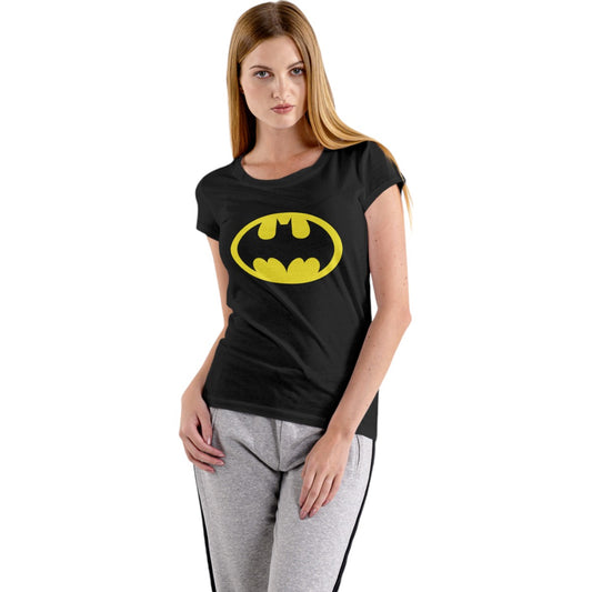 Polera Mujer Batman / Escudo (100% algodón)