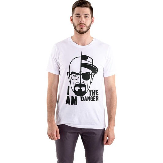 Polera Breaking Bad/ Walter White Heisenberg / I am the danger (100% Algodón)