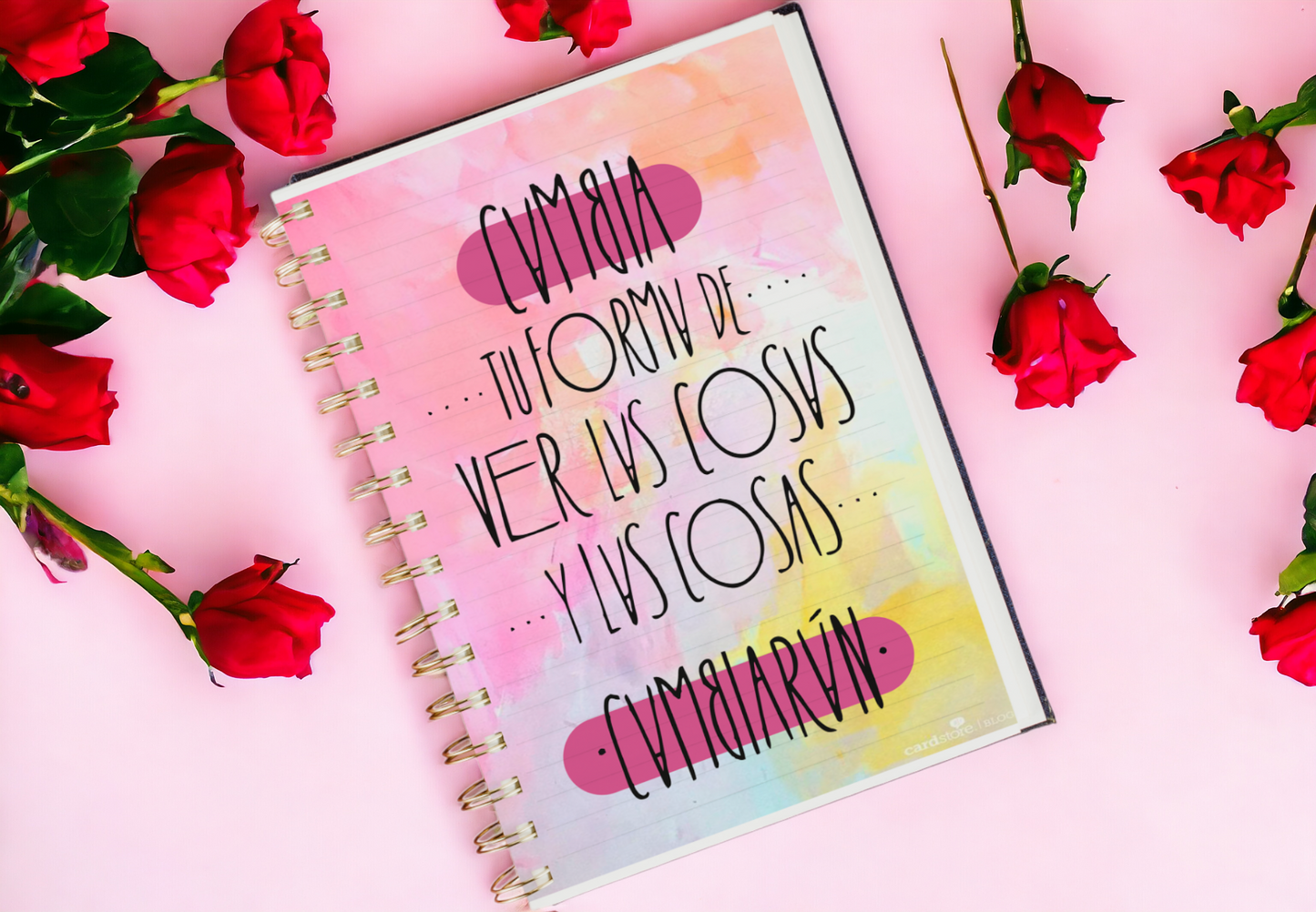 Agenda Libreta Motivacional, Planner Anual 21x15cm Sin Fecha