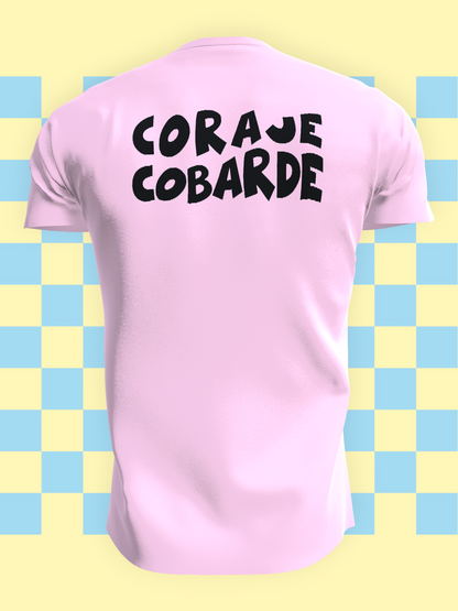 Polera Coraje el Perro Cobarde / Coraje Cobarde (100% Algodón)