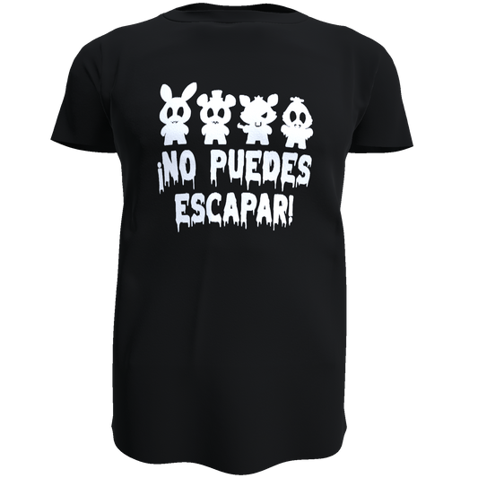 Polera Fnaf / Five Nights at Freddy´s - No Puedes Escapar (100% algodón)