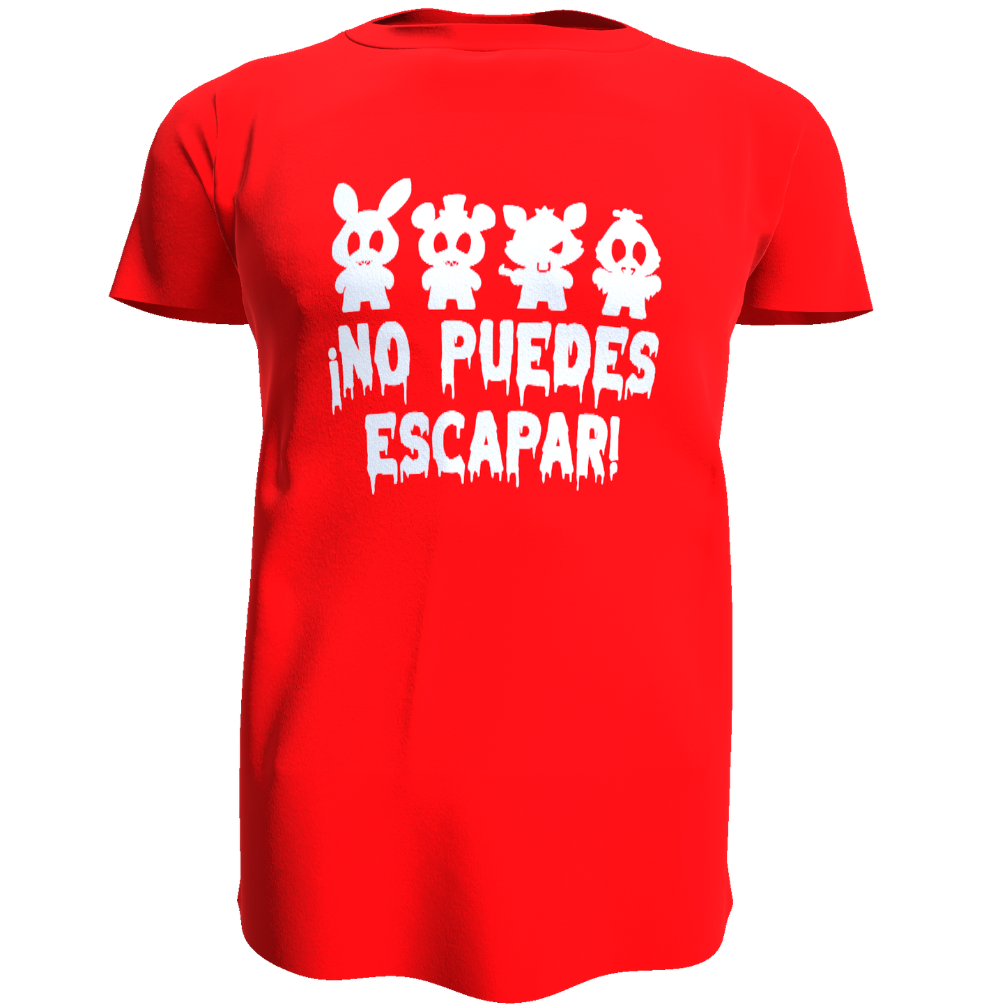 Polera Roja Fnaf / Five Nights at Freddy´s - No Puedes Escapar (100% algodón)