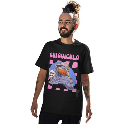 Polera GURU GURU GUIGUICULO / Profesor Rosa Clásico Chileno (100% algodón)