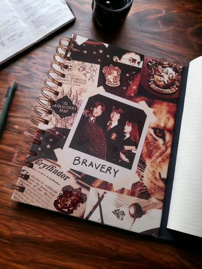 Libreta Cuaderno Harry Potter Cuadriculado sin fecha 21x15cm