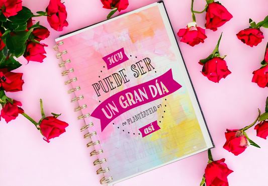 Agenda Libreta Motivacional, Planner Anual 21x15cm Sin Fecha