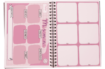 Agenda Libreta Motivacional, Planner Anual 21x15cm Sin Fecha