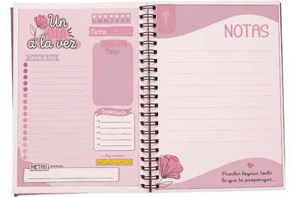 Agenda Libreta Motivacional, Planner Anual 21x15cm Sin Fecha