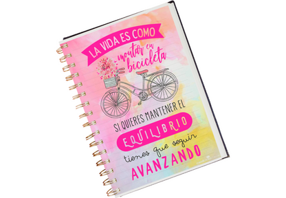 Agenda Libreta Motivacional, Planner Anual 21x15cm Sin Fecha