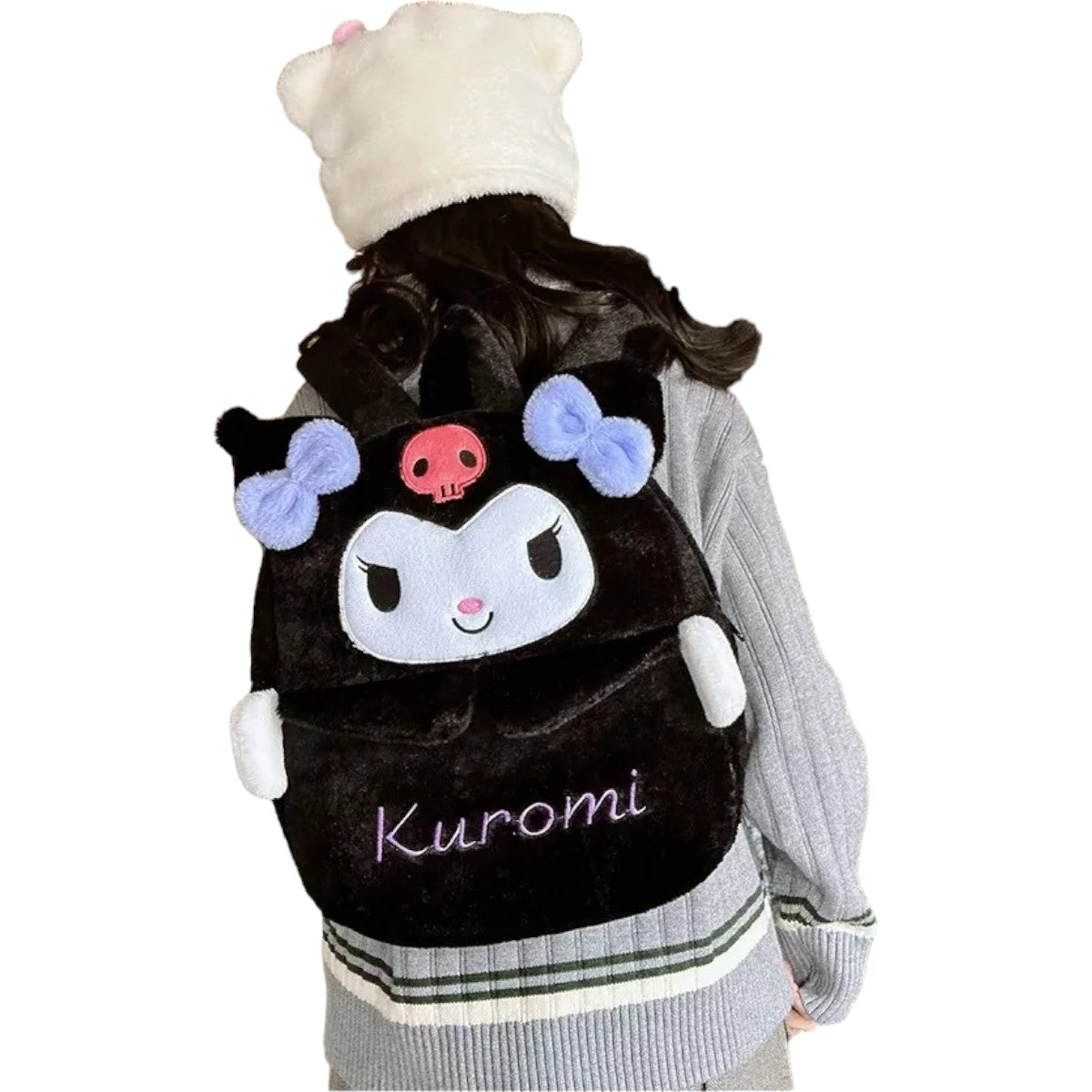 MOCHILA ESCOLAR KUROMI Sanrio (40cm), Capacidad Alta