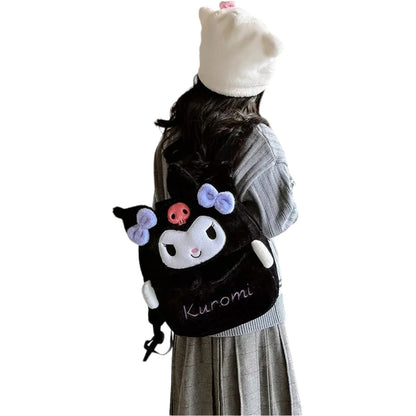 MOCHILA ESCOLAR KUROMI Sanrio (40cm), Capacidad Alta