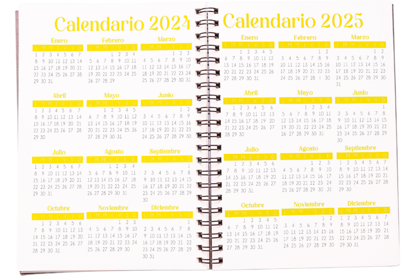 Libreta Cuaderno 31 minutos Cuadriculado sin fecha 21x15cm