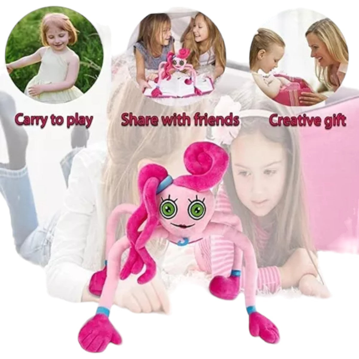 Peluche Mommy Long Legs - Poppy Playtime (40cm)