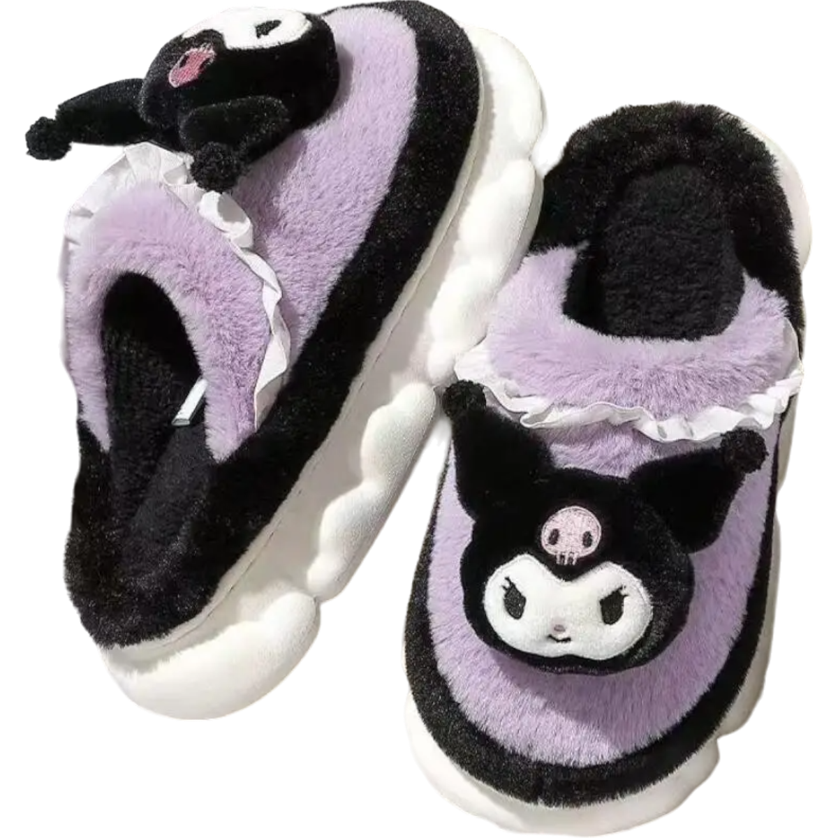 Pantuflas Kuromi Sanrio, Suaves - Temporada Invierno.