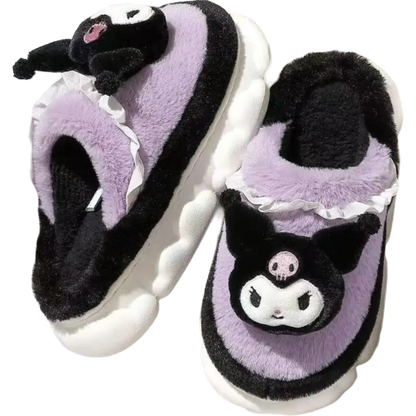 Pantuflas Kuromi Sanrio, Suaves - Temporada Invierno.