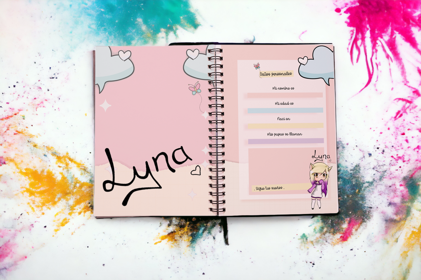 Diario Infantil Lyna Vallejos Roblox / Youtuber 21x15cm