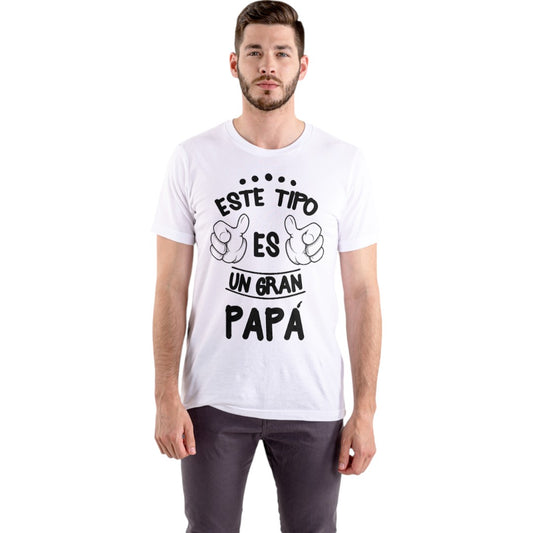 LIQUIDACIÓN Polera UNISEX Este tipo es un Gran PAPÁ 100% Algodón