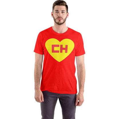 LIQUIDACIÓN Polera UNISEX Chapulin Colorado Escudo / Chespirito 100% Algodón