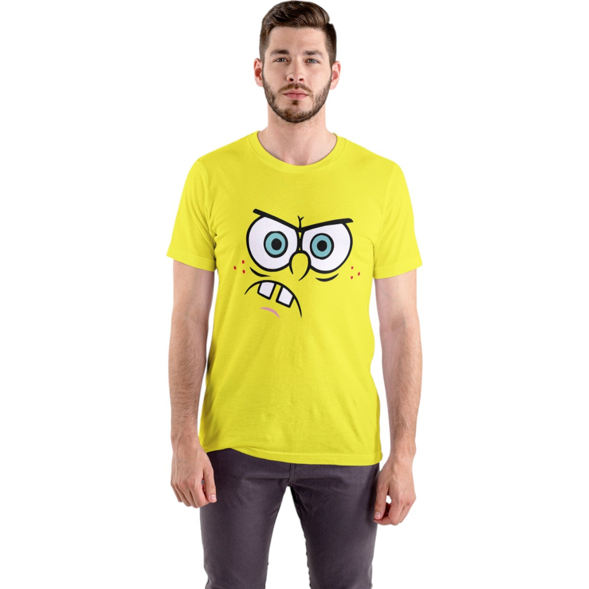 Polera Bob Esponja (ANGRY) (100% algodón)