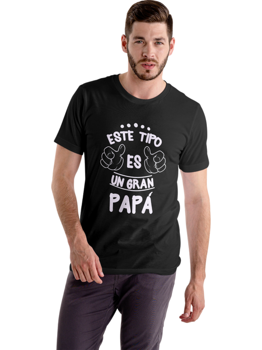 LIQUIDACIÓN Polera UNISEX Este tipo es un Gran PAPÁ 100% Algodón