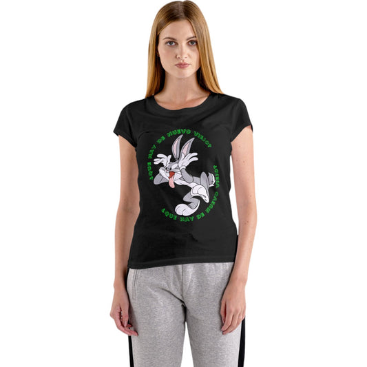 LIQUIDACIÓN Polera MUJER Bugs Bunny Looney Tunes 100% Algodón