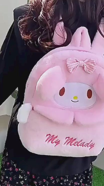 MOCHILA ESCOLAR KUROMI Sanrio (40cm), Capacidad Alta