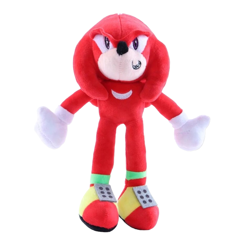 Peluche KNUCKLES NUDILLOS de Sonic The Hedgehog / videojuego (27cm)