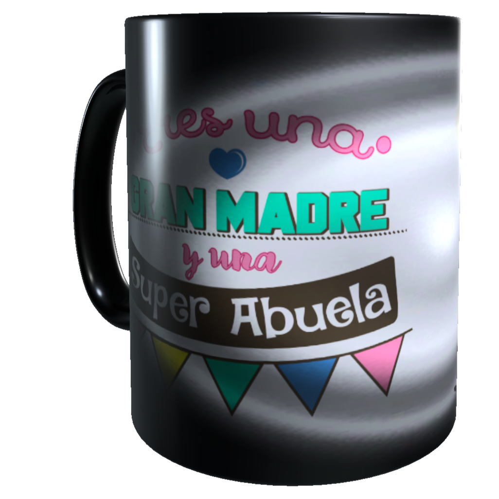 Taza Mágica Super Abuela y Gran Mamá, Dia de la Madre