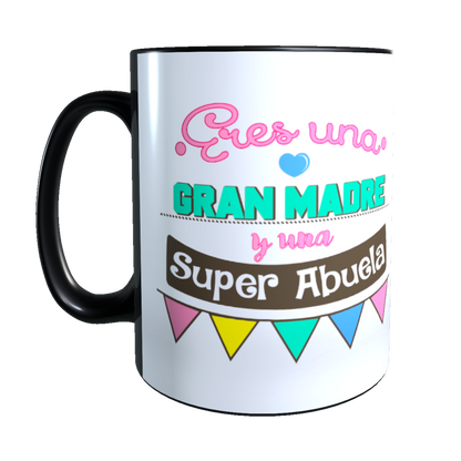 Taza Mágica Super Abuela y Gran Mamá, Dia de la Madre