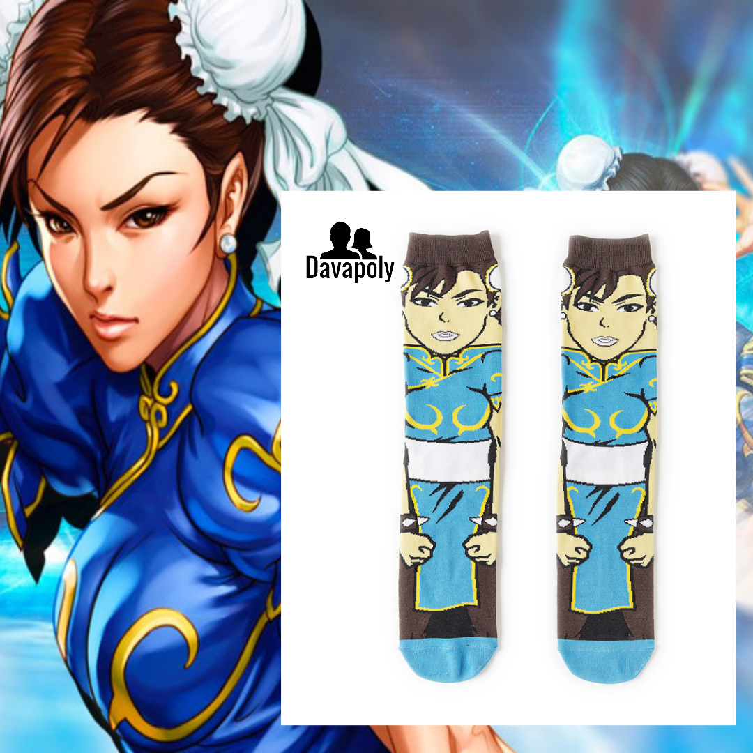 Chun Li (Street Fighter)- Calcetines Largos