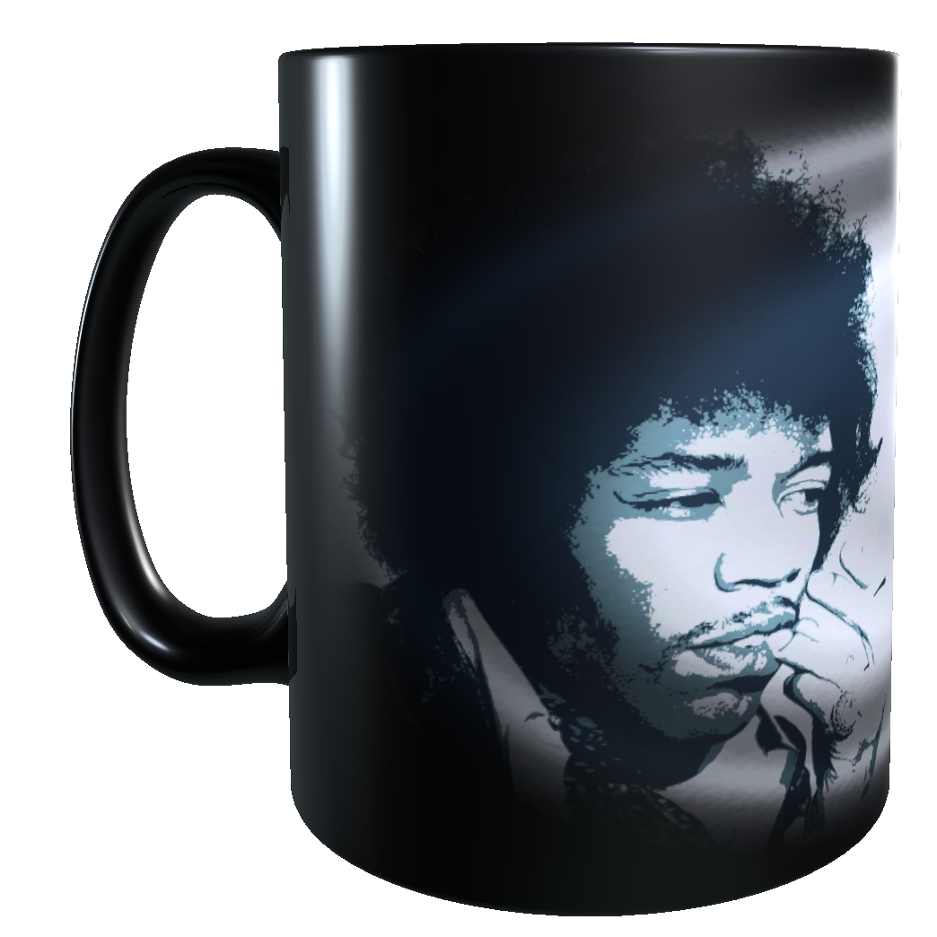 Taza - Tazón MAGICO Cambia Color - Jimi Hendrix (azul)