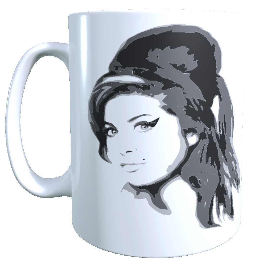 Taza - Tazón Amy Winehouse (gris)