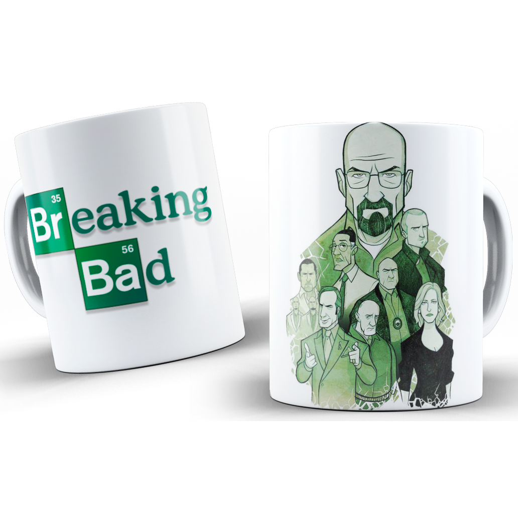 Taza - Tazón Breaking Bad / Cartoon