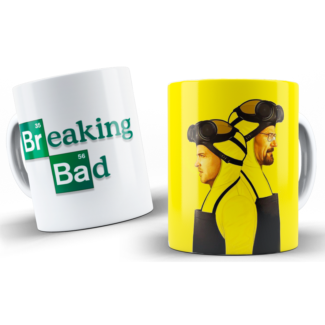 Taza - Tazón Breaking Bad / Walter Y Jesse AMARILLO