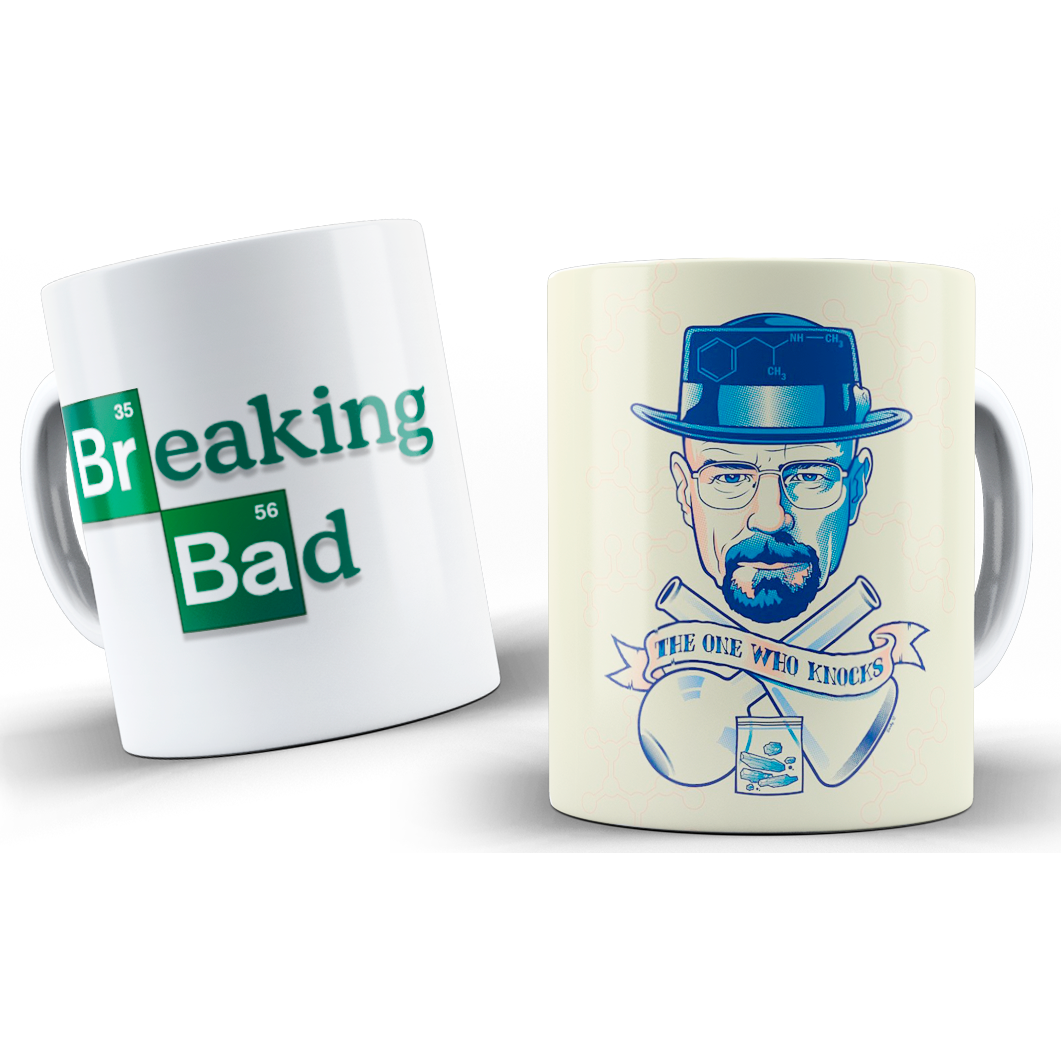 Taza - Tazón Breaking Bad / Walter W. THE ONE WHO KNOCKS