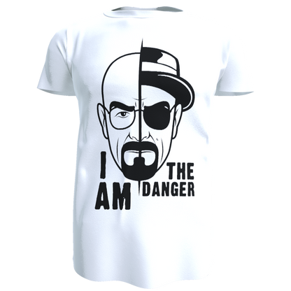 Polera Breaking Bad/ Walter White Heisenberg / I am the danger (100% Algodón)