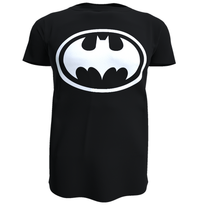 Polera Batman / Escudo Blanco (100% Algodón)