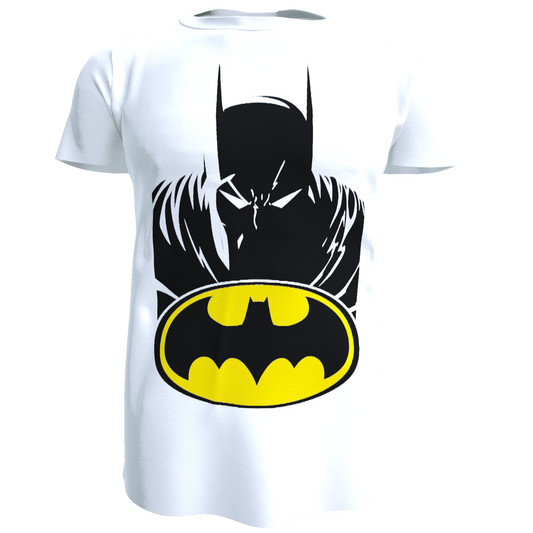 Polera Batman / Rostro y Escudo (100% Algodón)