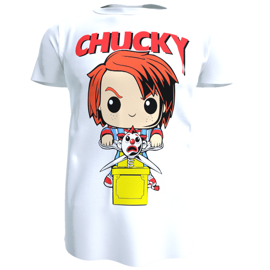 Polera Chucky / El muñeco Diabólico (100% Algodón)