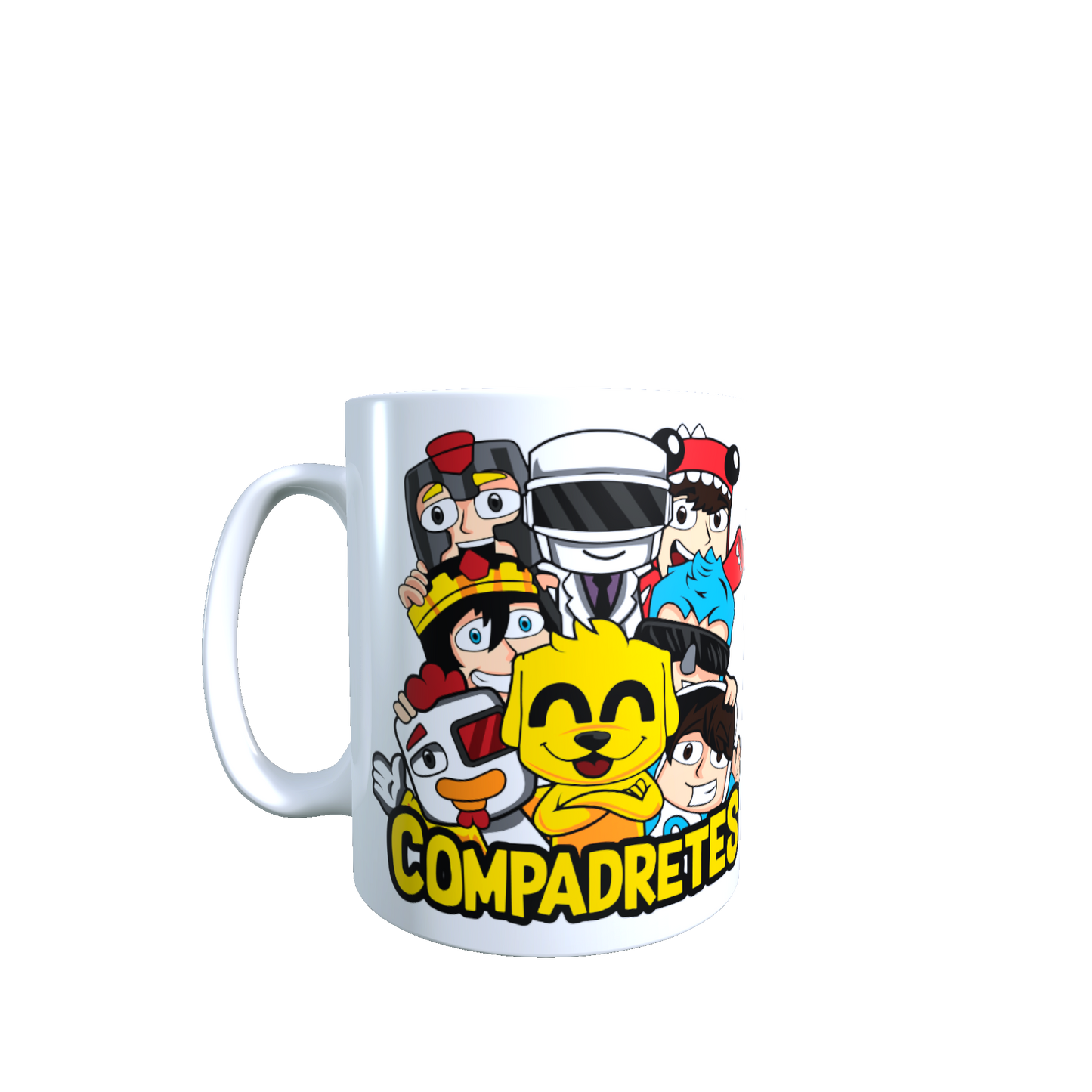 Taza - Tazón Mikecrack - Los Compas (Compadretes)