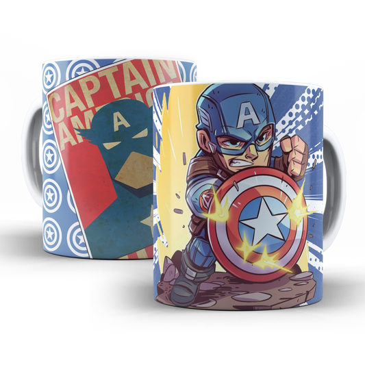 Taza - Tazón Capitán América (Póster/Animado)