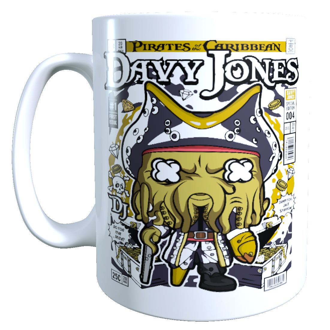 Taza - Tazón Piratas del Caribe, Davy Jones