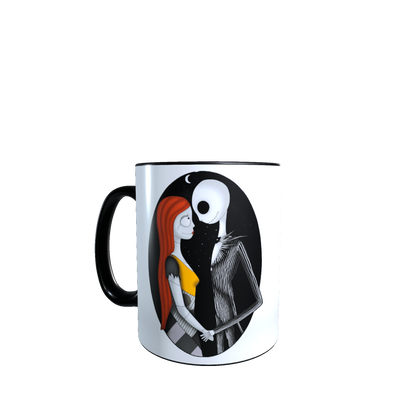 Taza - Tazón MAGICO Cambia Color -  Jack Skellington Y Sally