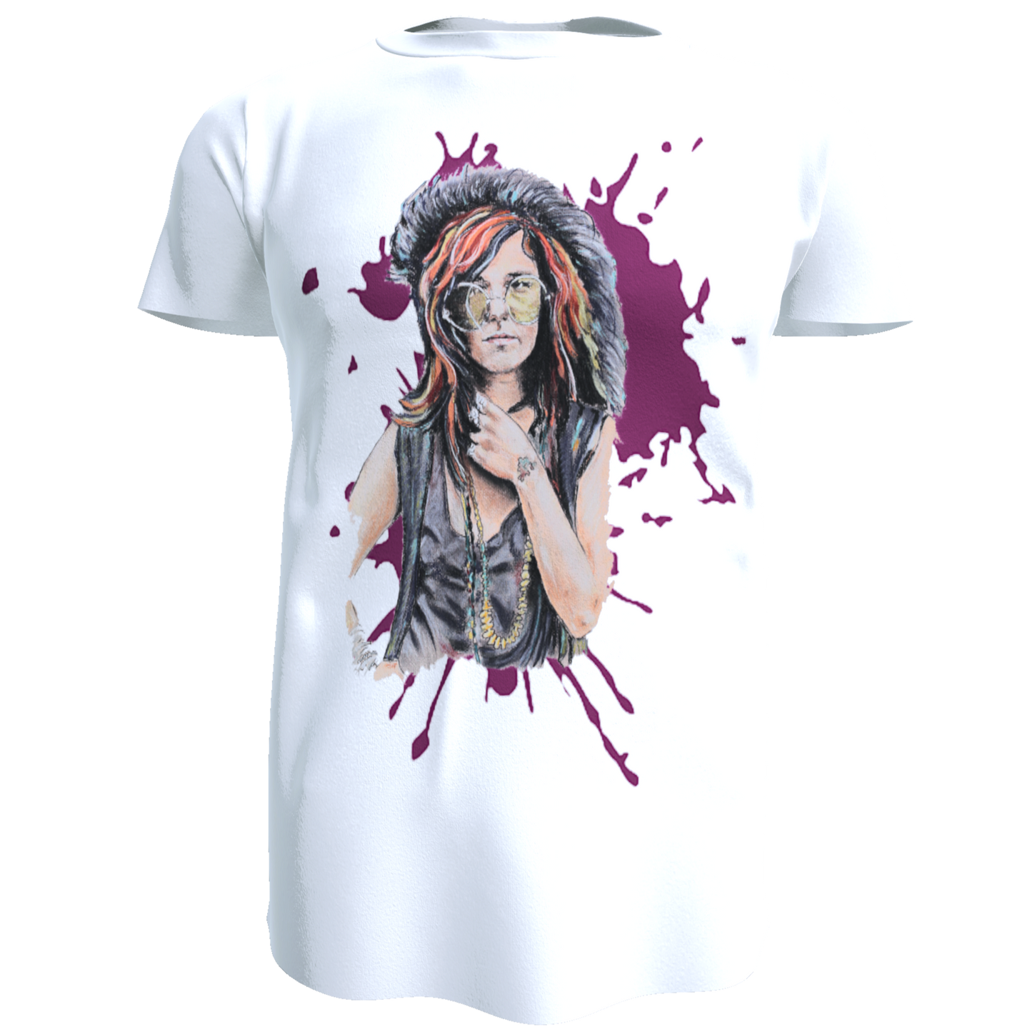 Polera Janis Joplin (100% algodón)