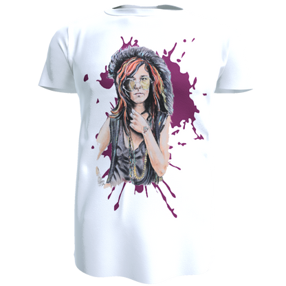 Polera Janis Joplin (100% algodón)