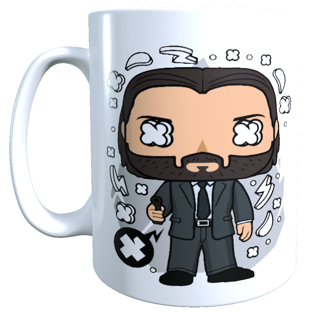 Taza - Tazón John Wick, Keanu Reeves