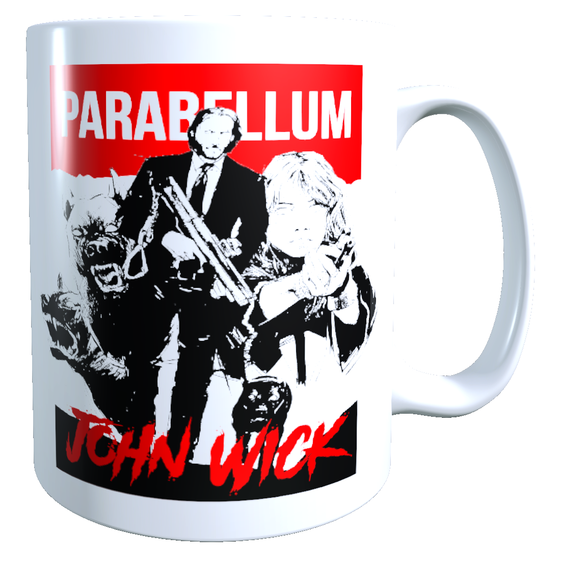 Taza - Tazón John Wick / Parabellum , Keanu Reeves