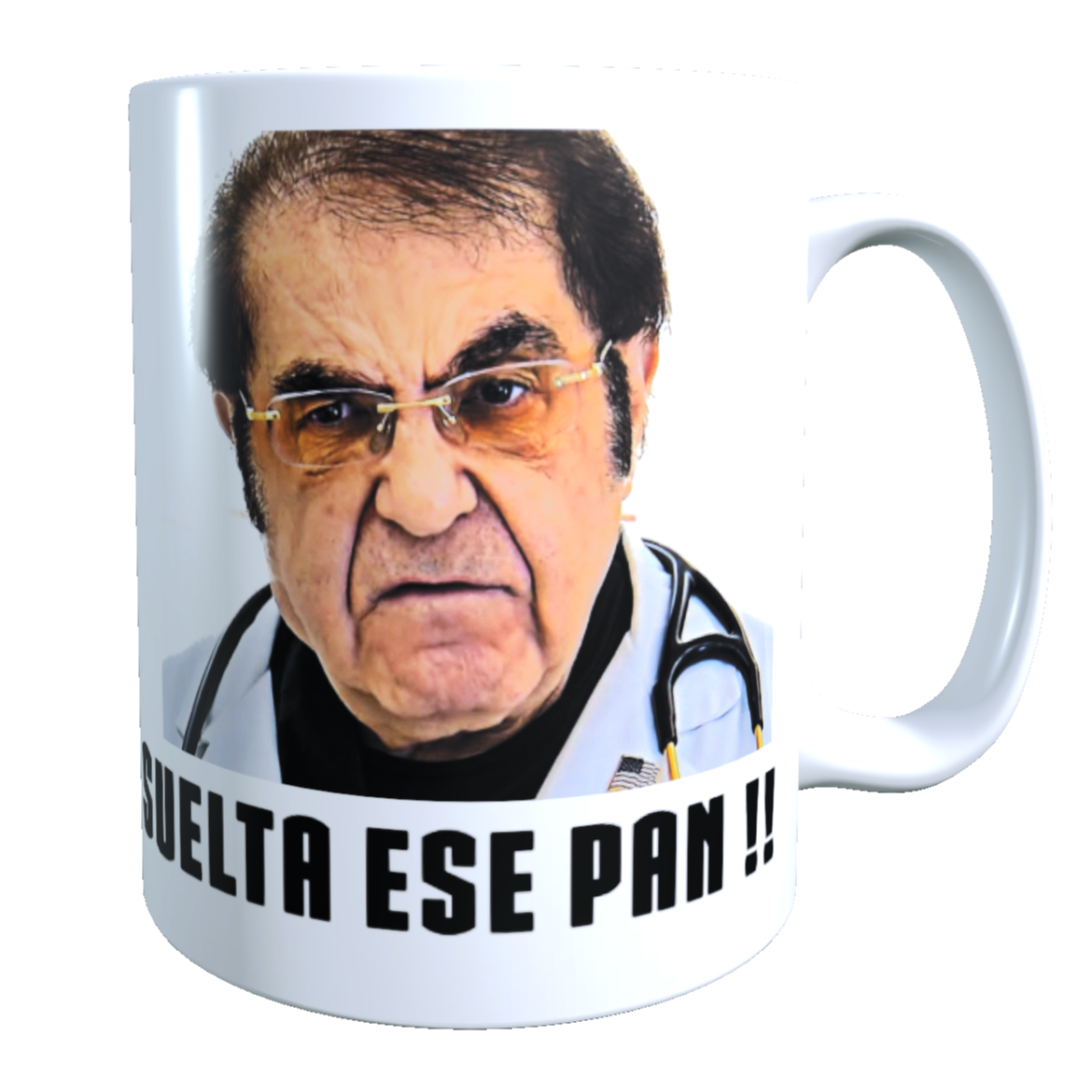 Taza - Tazón Kilos Mortales Dr. Now SUELTA ESE PAN